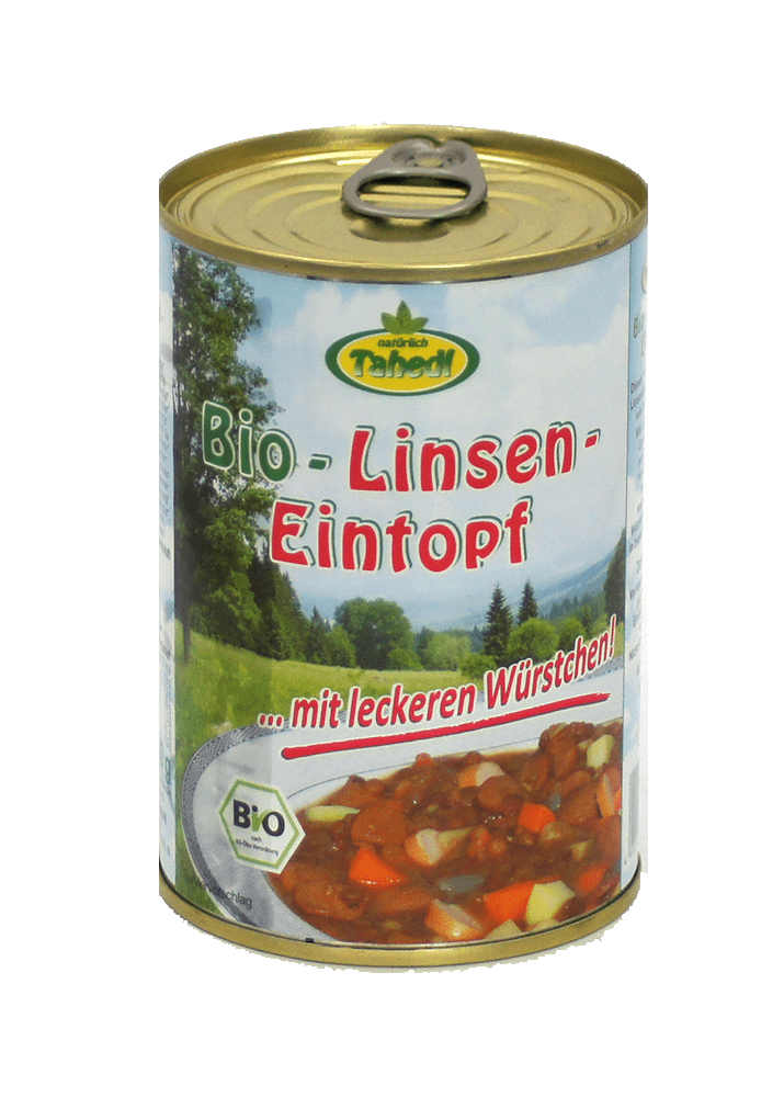 Bio-Linseneintopf online kaufen - Tahedl Bio-Linseneintopf online kaufen - Tahedl