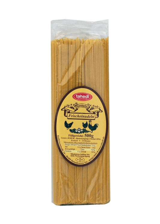 Frischeinudeln Spaghetti - Tahedl