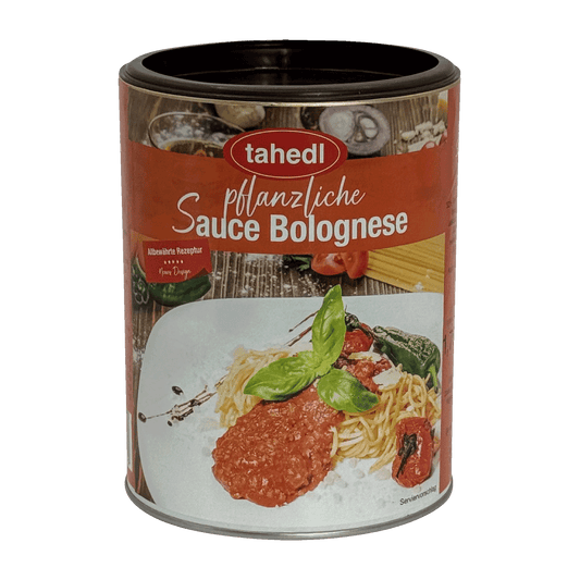Pflanzliche Sauce Bolognese - Tahedl