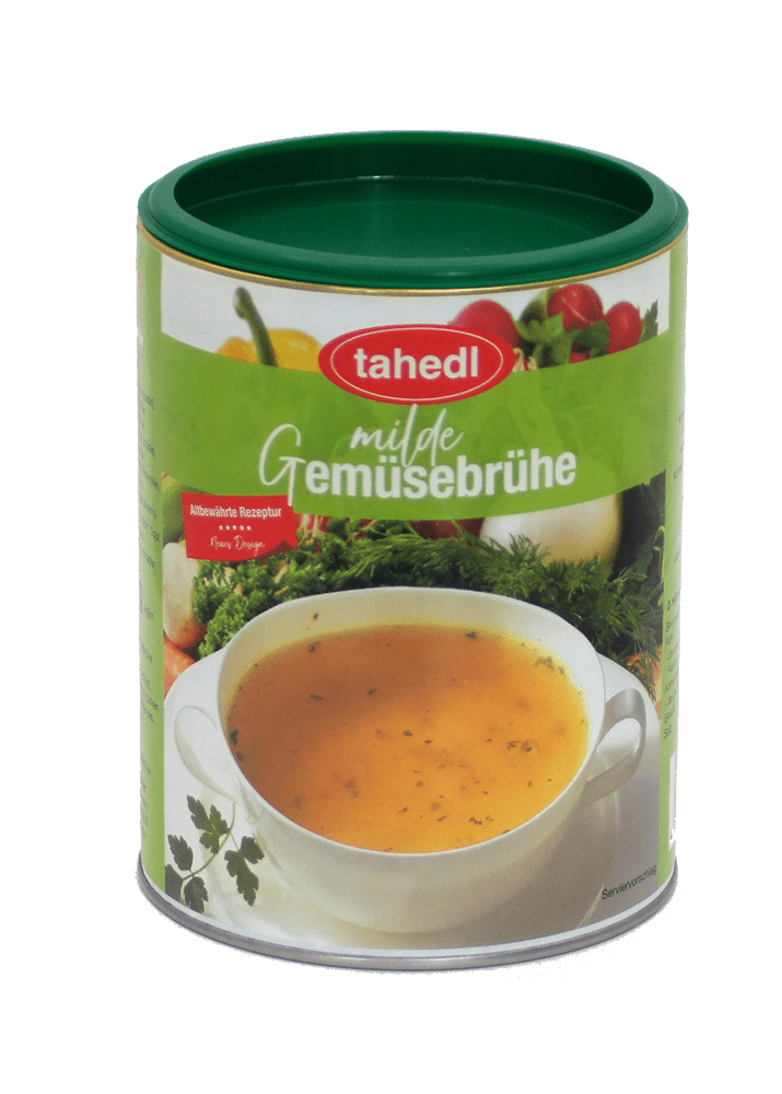 Milde Gemüsebrühe - Tahedl