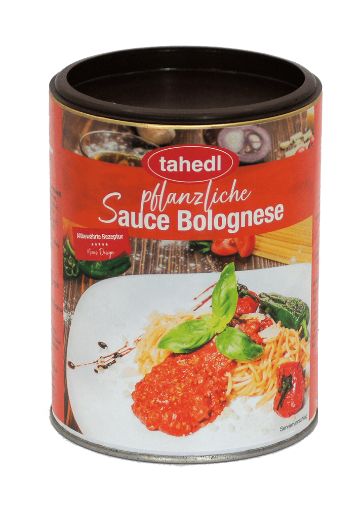 Pflanzliche Sauce Bolognese - Tahedl